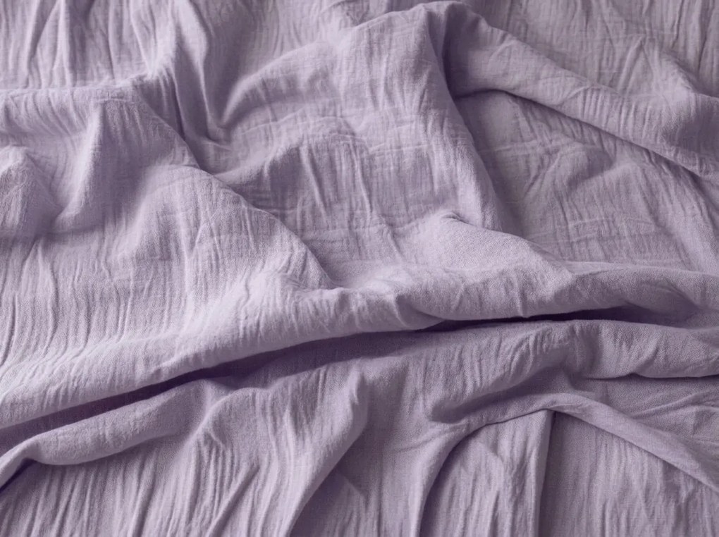 Lenjerie de pat din muselin MUSSARI lila-violet Dimensiune lenjerie de pat: 70 x 90 cm | 140 x 220 cm