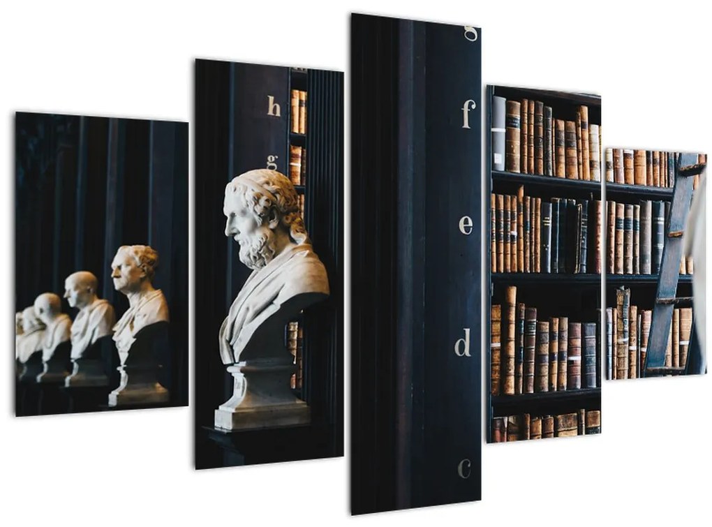 Tablou - La bibliotecă (150x105 cm)