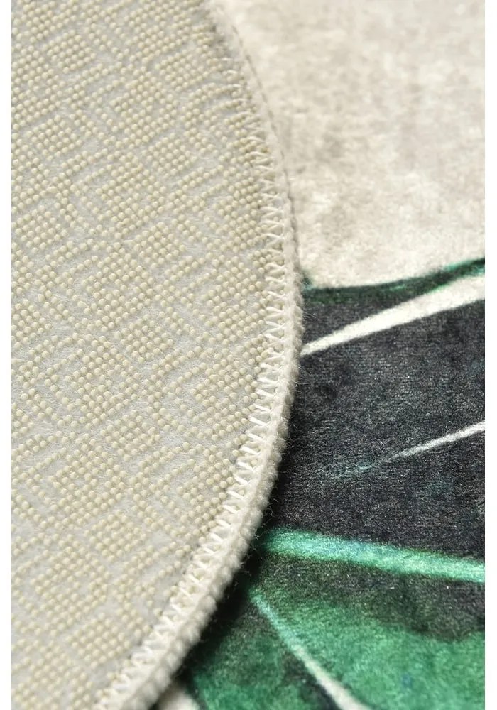 Covorașe de baie verzi-bej 2 buc. 60x100 cm Floret – Foutastic