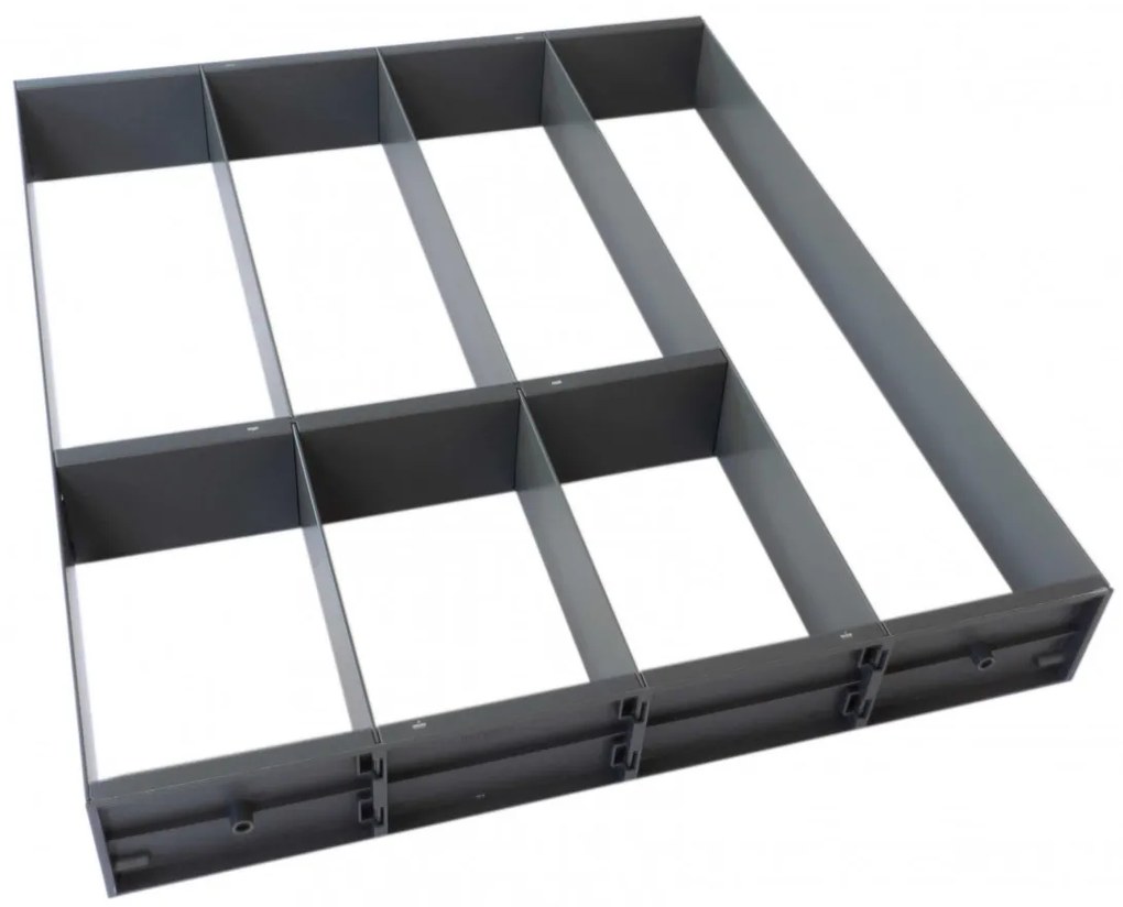 Set organizare sertare de 450 mm (Culoare: Gri antracit)