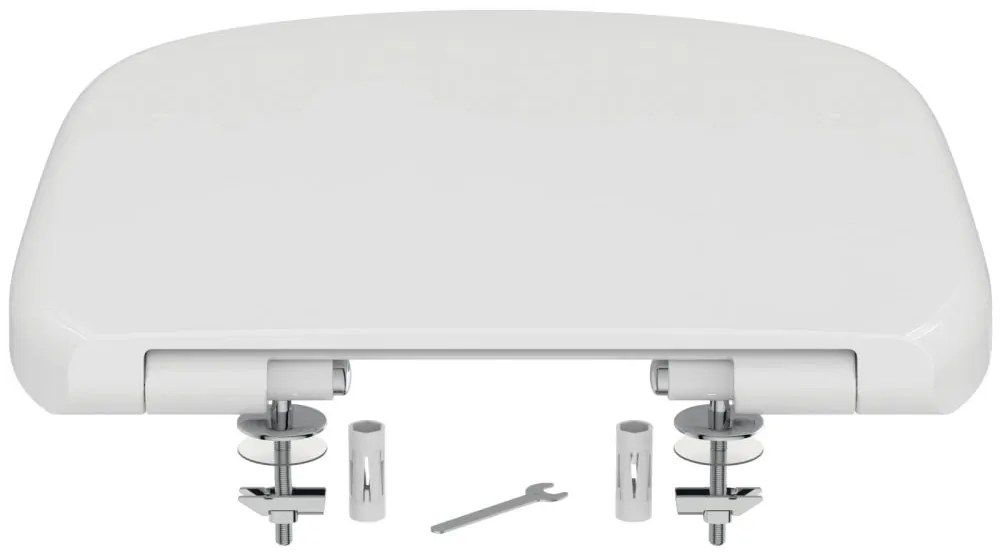 Capac WC, softclose, alb Alb