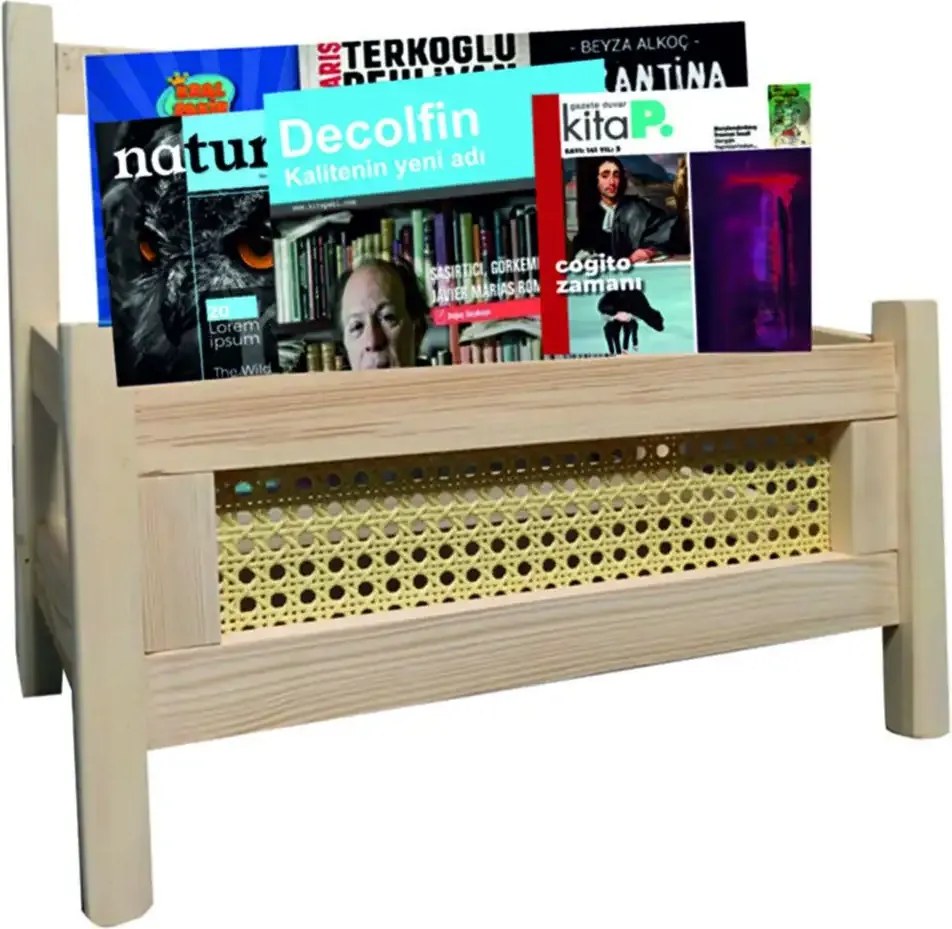 Organizator din lemn pentru carti si caiete,seria wood, Homs, 49 x 41 x 28 cm,700180