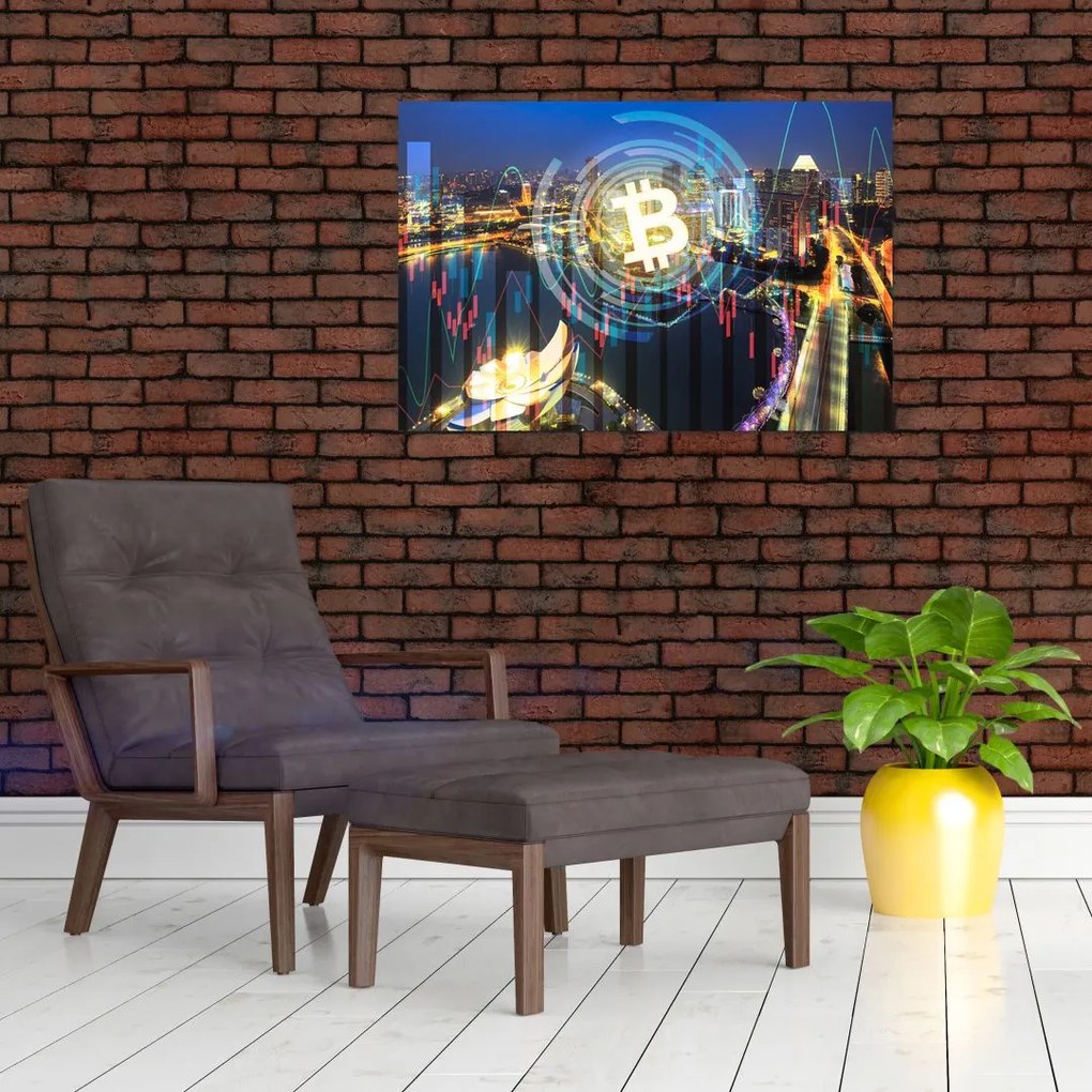 Tablou - Orașul investițiilor (90x60 cm)