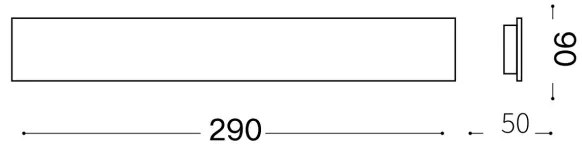 Aplică LED Ideal Lux ZIG ZAG LED/12,5W/230V 29 cm alb