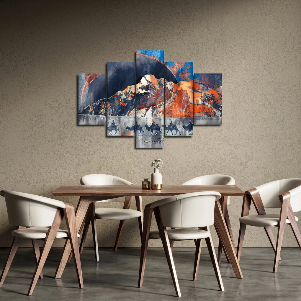 Tablou - Ilustrație de sweathouses (150x105 cm)