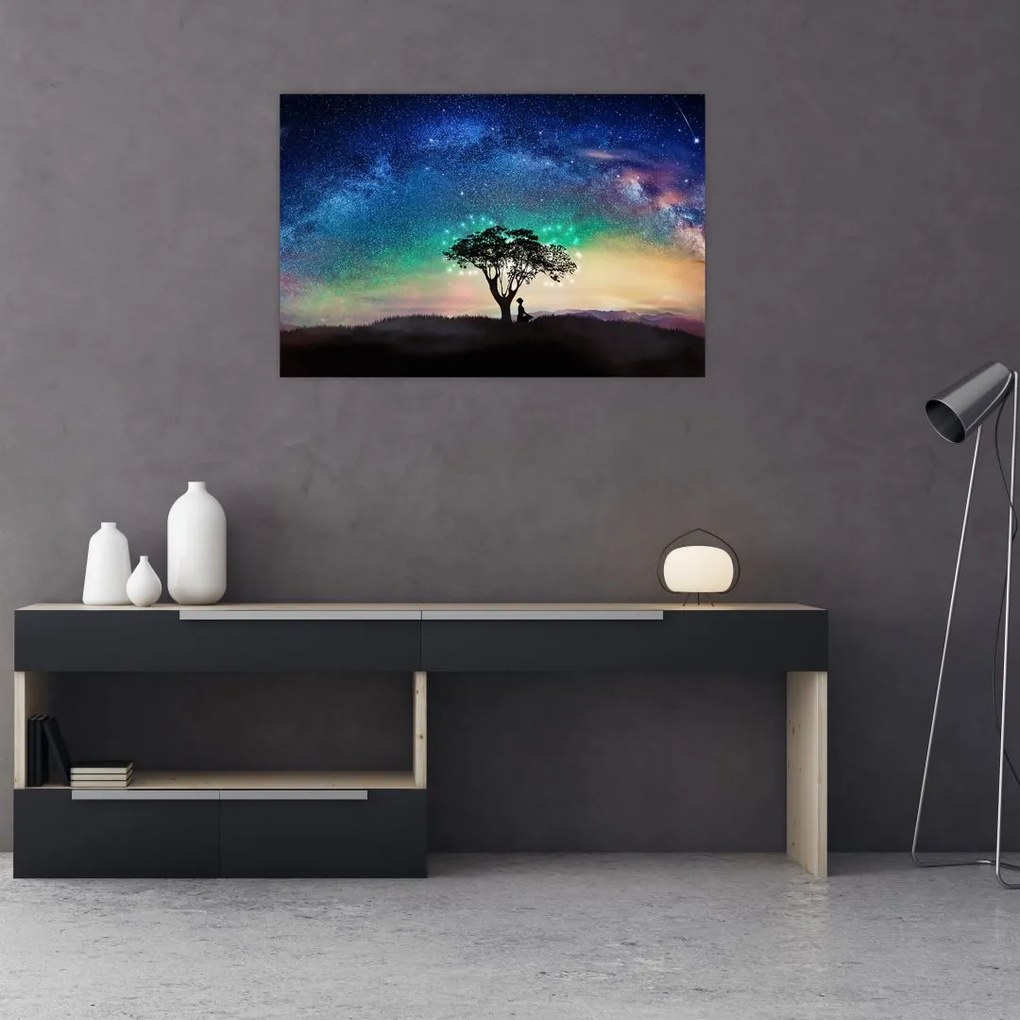 Tablou - Relaxare sub stele (90x60 cm)