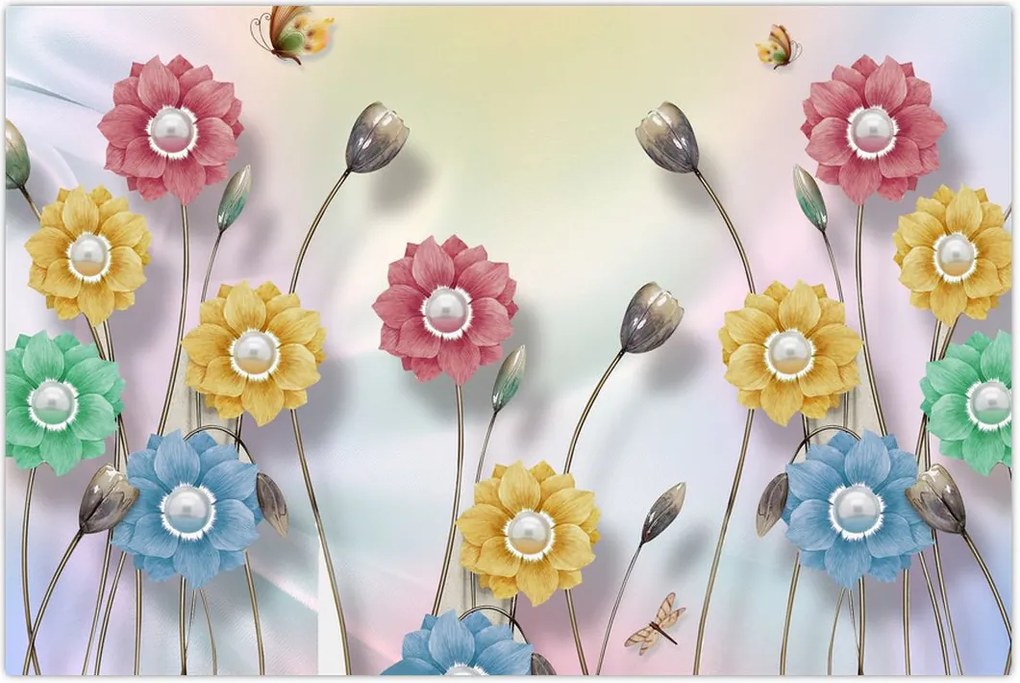 Tablou - Lunca colorată (90x60 cm)