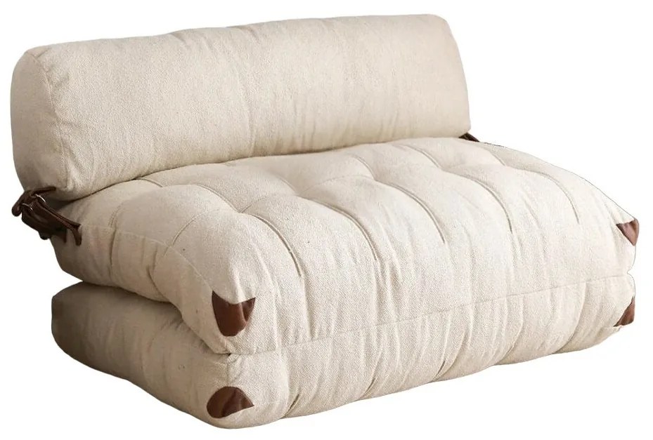 Fold Teddy 2 Cream canapea extensibilă