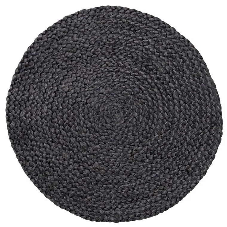 Suport farfurie din iută Södahl Ash ø 35 cm, negru