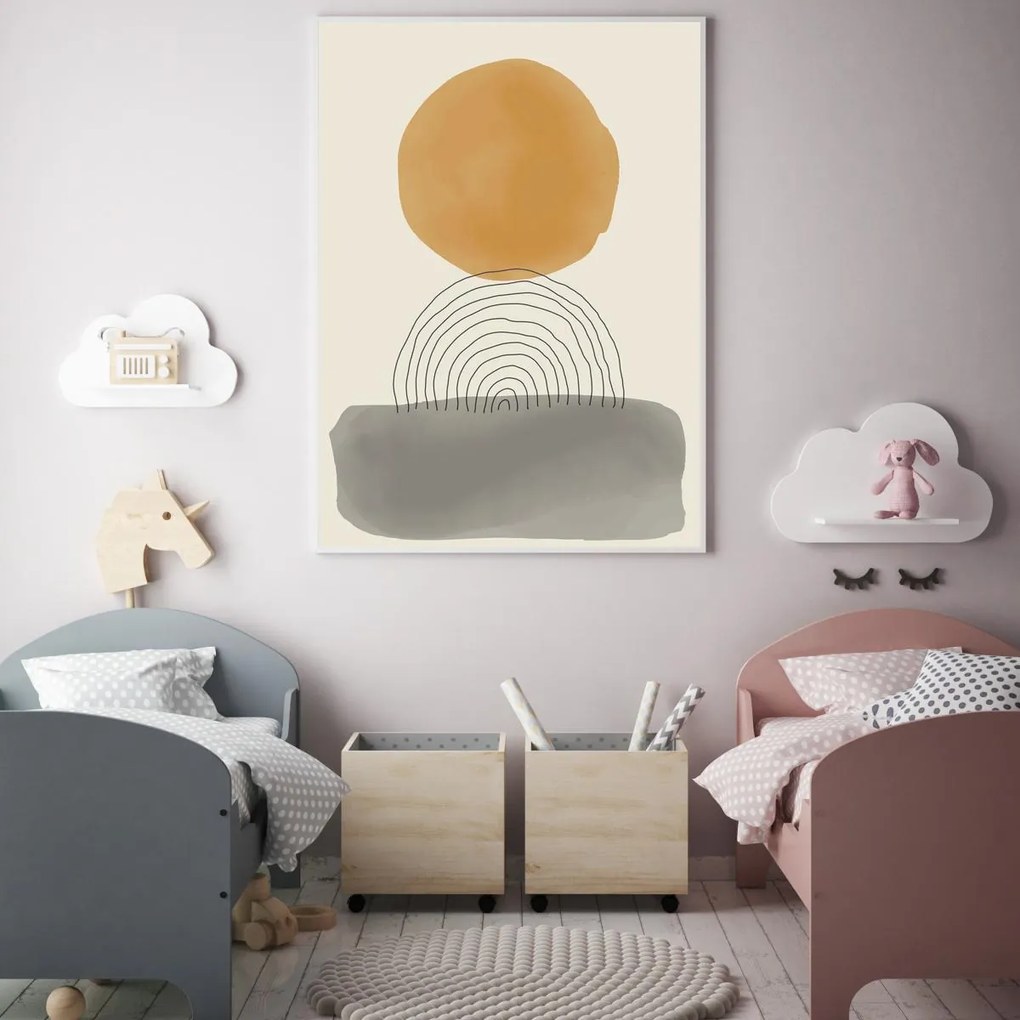 Poster - Abstracție pictată (A4)