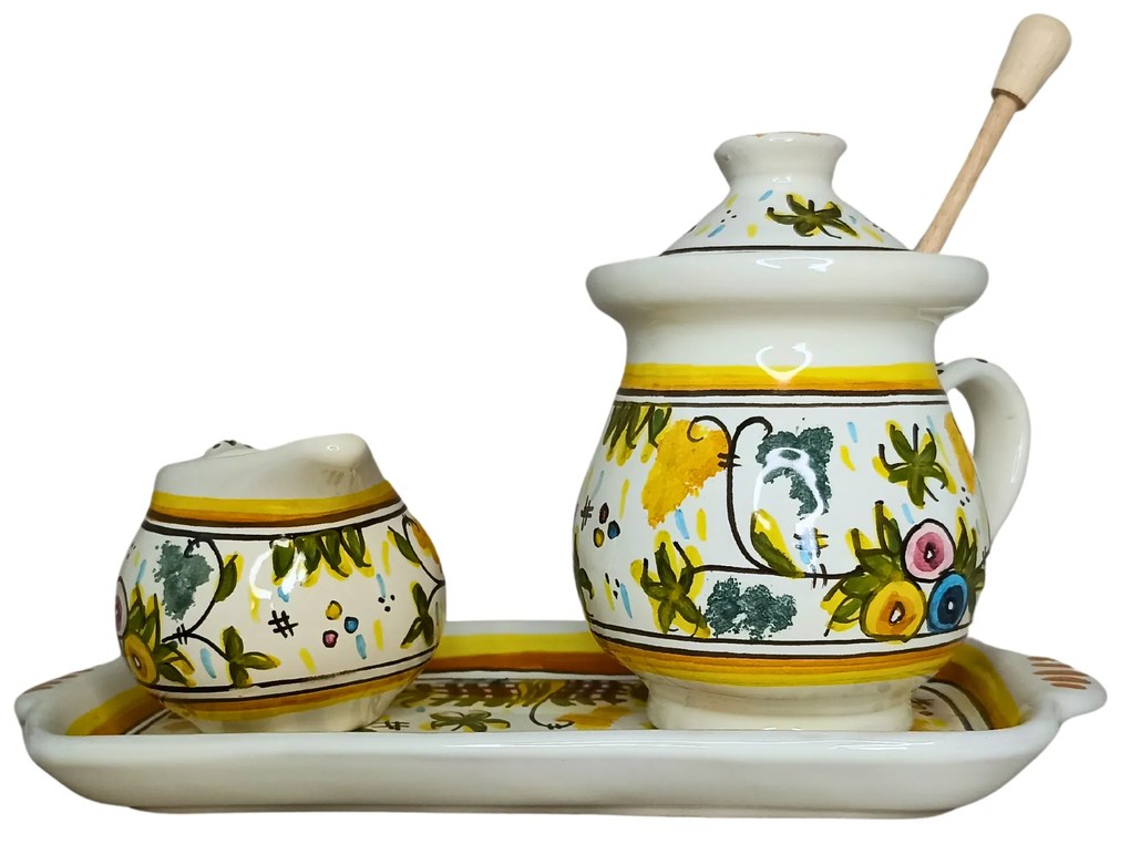 Set ceramică servit ceai/cafea model Lusitan