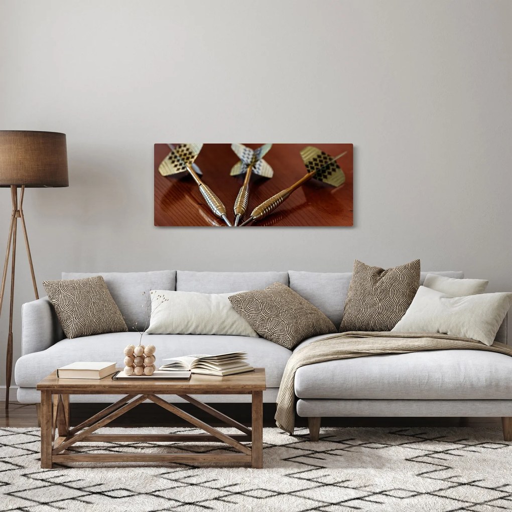 Tablou - cu trei măcieșe (120x50 cm)