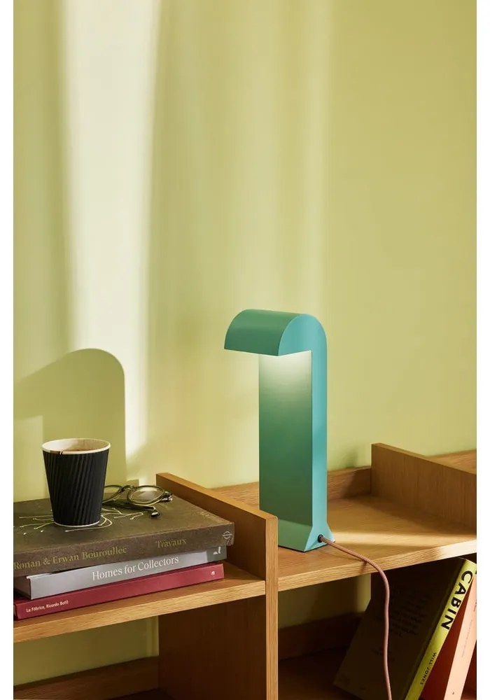 Veioză albastră LED cu intensitate reglabilă (înălțime 34 cm) Soothe – Hübsch