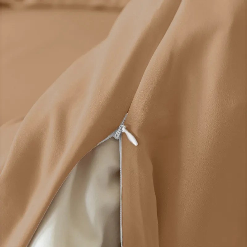 Lenjerie de pat din microfibra LANTA maro Dimensiune lenjerie de pat: 70 x 90 cm | 140 x 220 cm