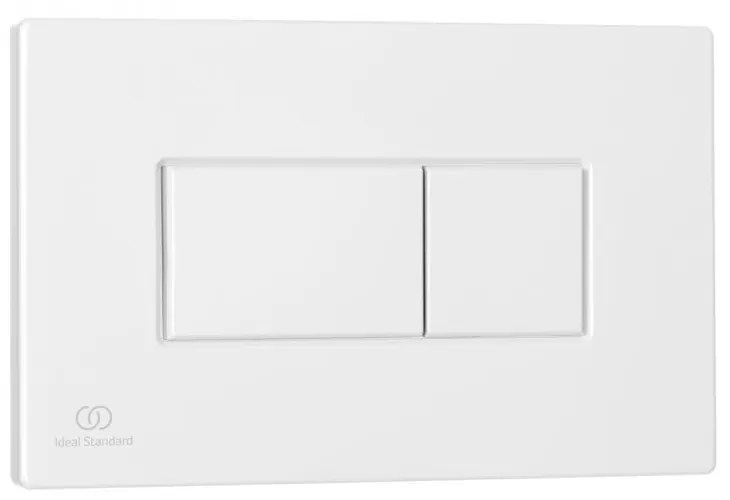 Clapeta de actionare spalare Solea P2, alba Alb mat