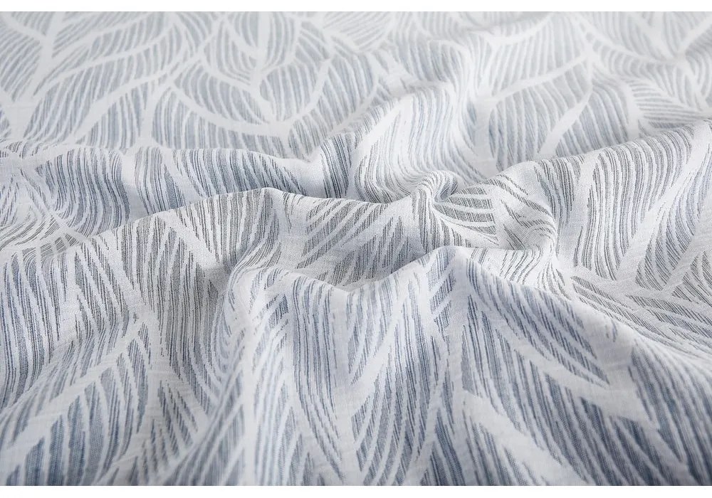 Lenjerie de pat albastră din jacquard pentru pat de o persoană 140x200 cm Florida – My House