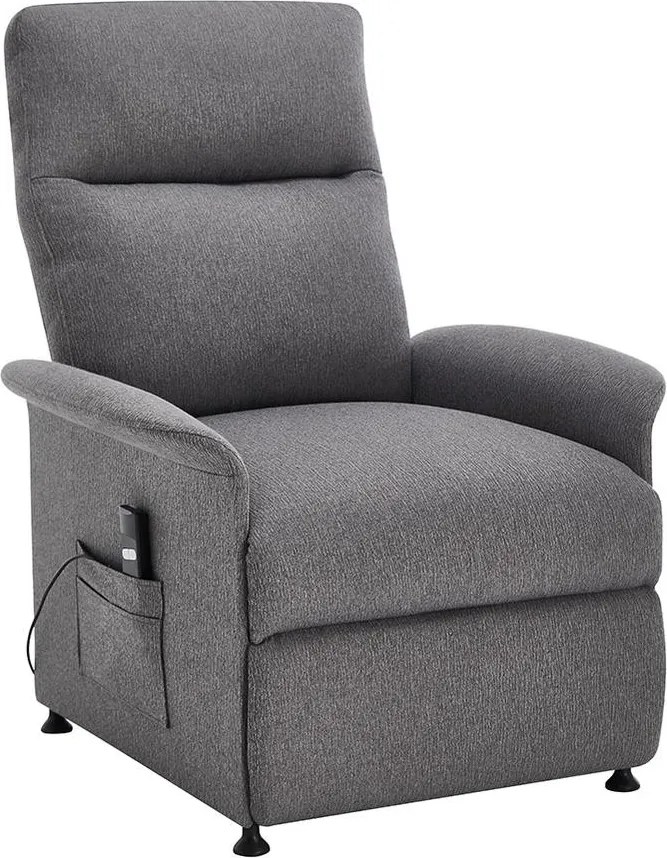Fotoliu de relaxare reglabil electric Catini ELYSIO gri închis