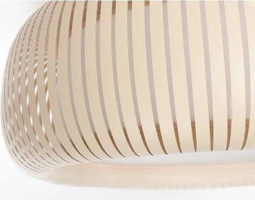 Plafonieră STRIPES, 2x E27/40W/230V, Ø55 cm, crem/alb