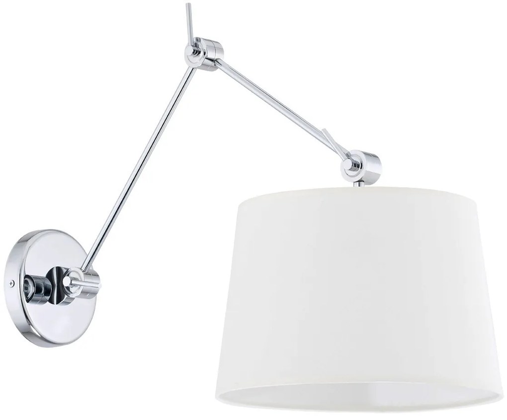 Aplica moderna cu brat reglabil ZAKYNTOS alba