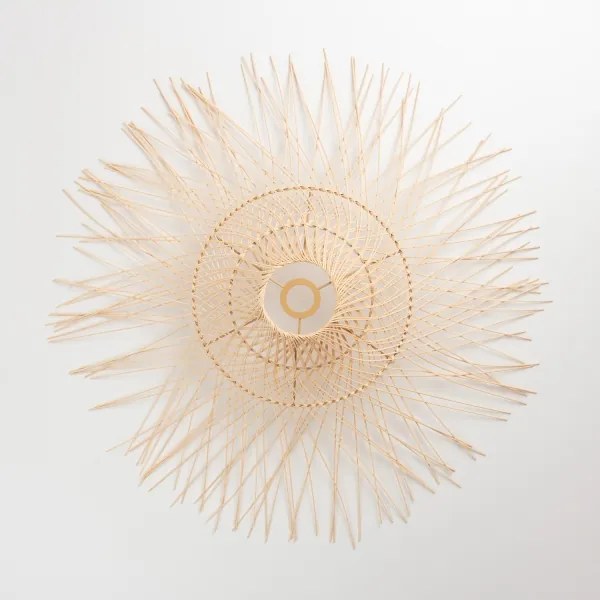 Brilagi - Pendul LED pe cablu CERIA BOHO, 1 x E27, 40W, 230V, Ø 100 cm, bambus