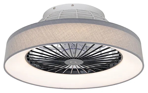 Ventilator de tavan gri cu LED cu telecomandă - Emily