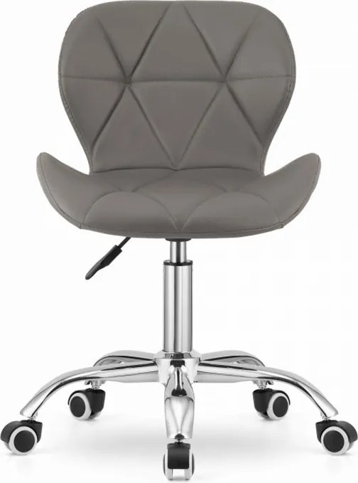 OFERTA Scaun de birou gri-bej AVOLA din piele ecologica calitatea II