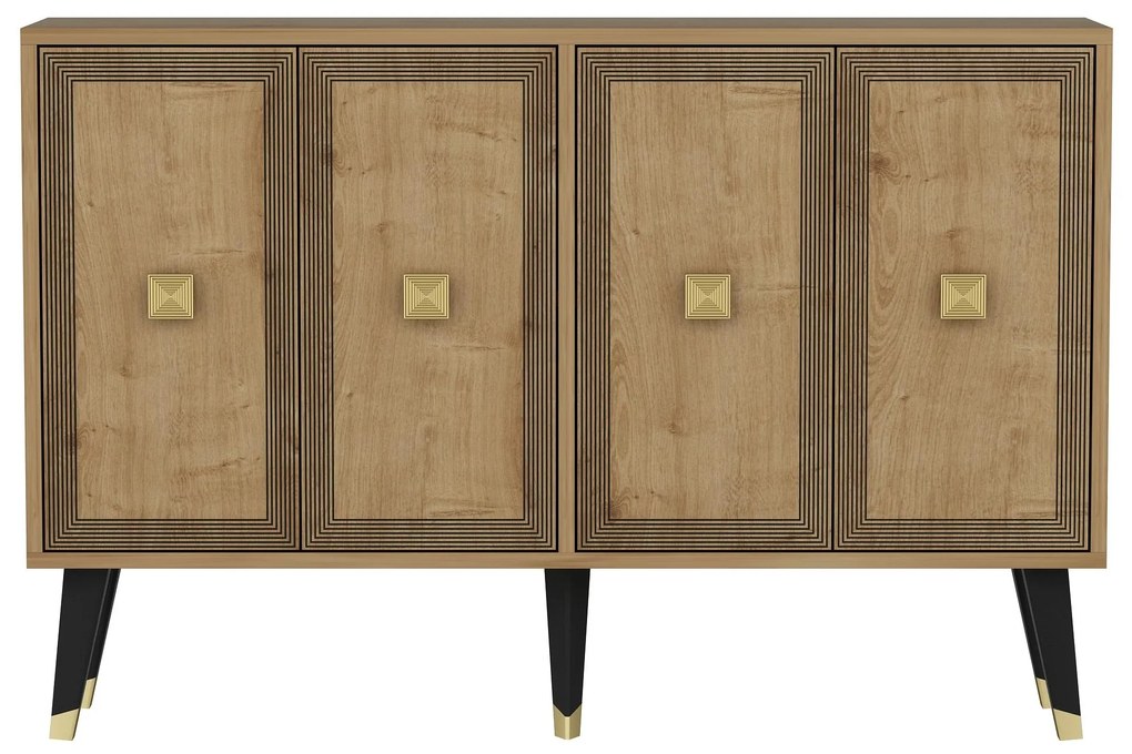 Dulap Batiko (stejar zafir + auriu) . 1093388