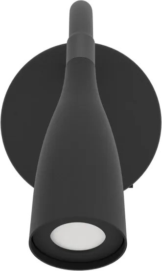 Eglo 901818 - Lampă LED de perete flexibilă OLIVANDINO, 3,8W/230V, neagră