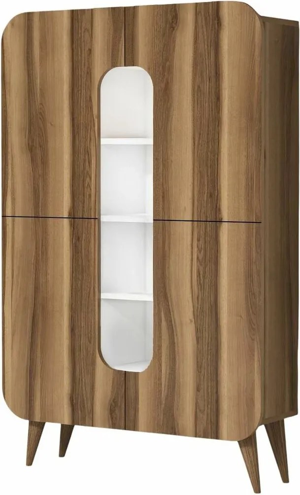 Dulap Mine Walnut and White