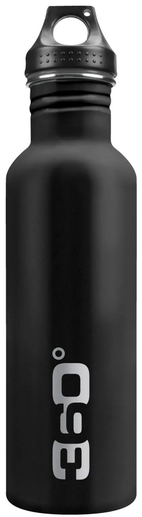 Bidon de baut 360 Degrees, otel inox, 1000 ml, mattle black