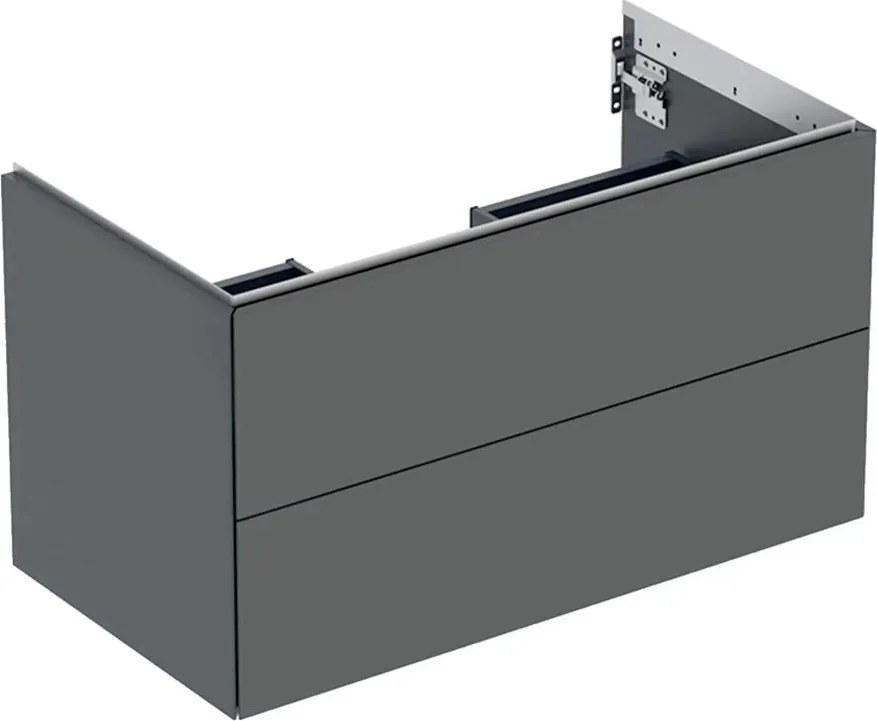 Dulap baza suspendat Geberit One lava mat 90 cm cu 2 sertare