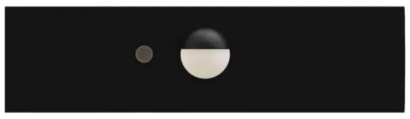 Proiector LED solar cu senzor de mișcare LED/3,7V 1200mAh 4000K IP65 negru