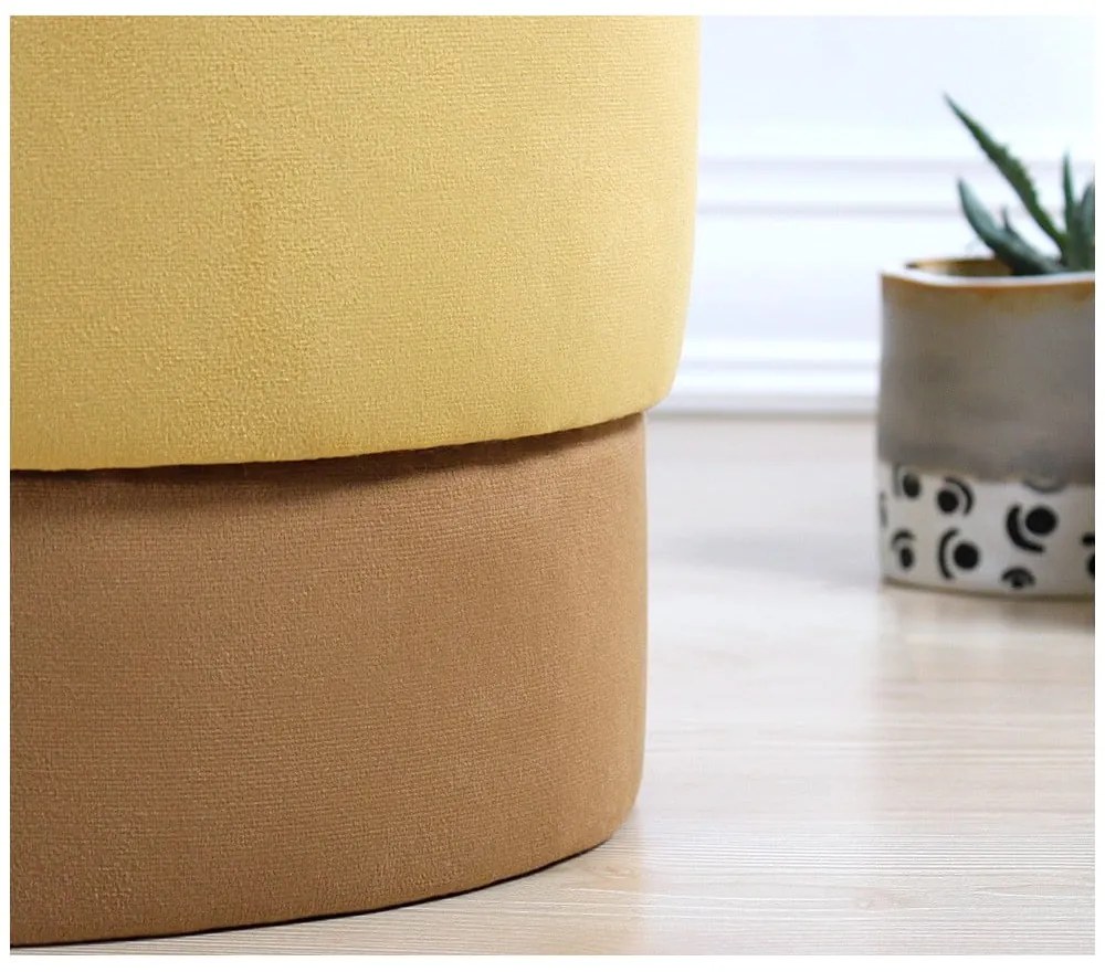 Taburet galben Ropp – Artie