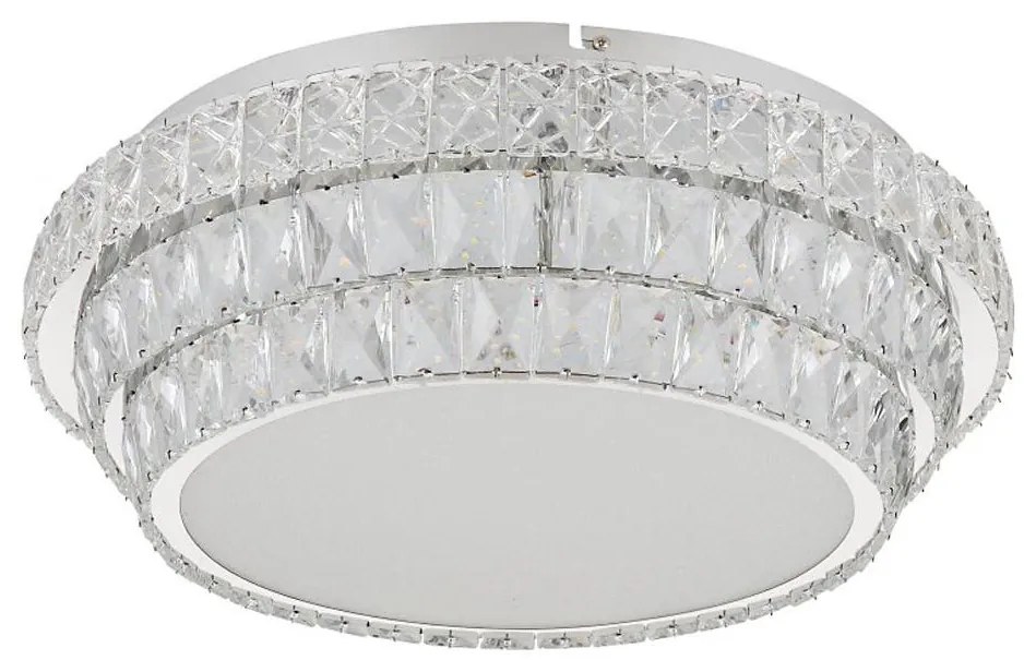 Plafonieră LED dimabilă Globo 68157-48 KLARA LED/48W/230V d. 50 cm + telecomandă
