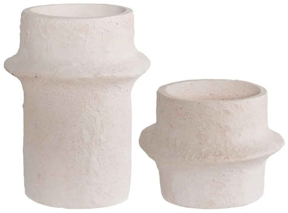 Sfeșnice pentru lumânări pastilă 2 buc. din ciment – House Nordic