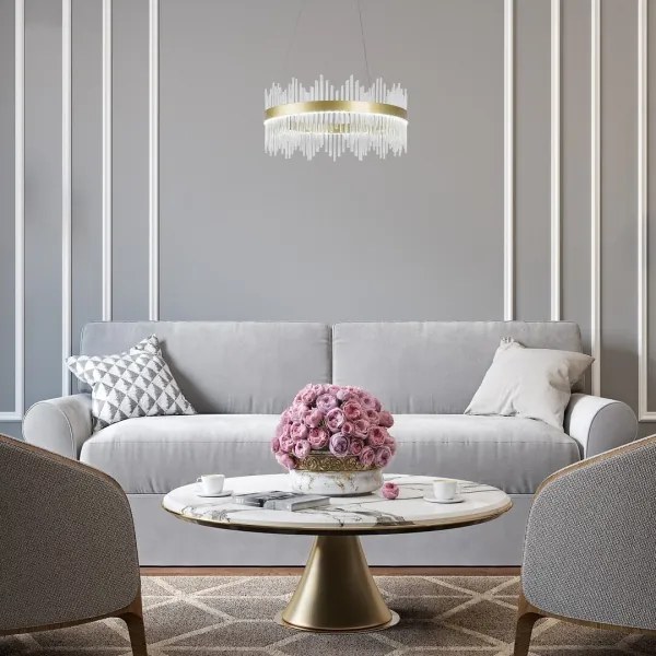 Lustră LED pe cablu Rabalux 72227 MABEL LED/36W/230V 3000/4000/6000K auriu