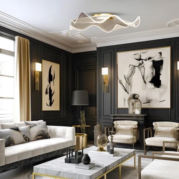 Plafonieră LED LARGO LED/16W/230V auriu