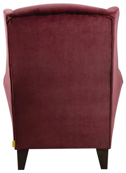 Fotoliu Chandler Capitonat Bordo