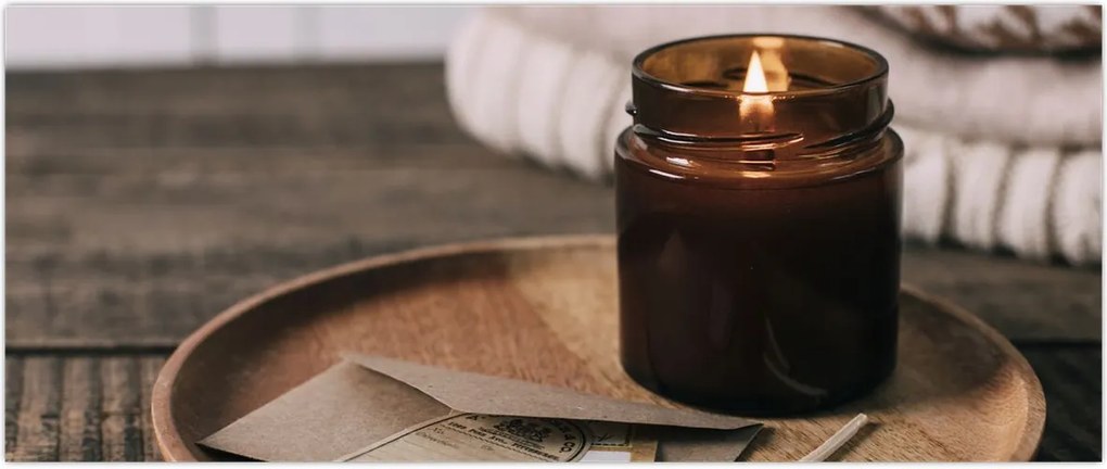 Tablou - Lumânare aprinsă (120x50 cm)