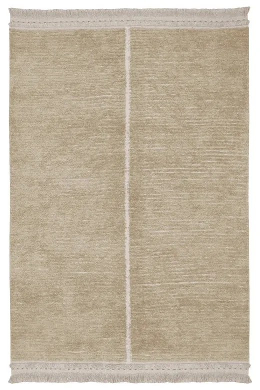 Covor bej din bumbac 140x200 cm Duetto Sage – Lorena Canals