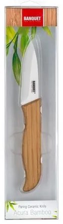 Cuțit practic ceramic Banquet Acura Bamboo,18 cm