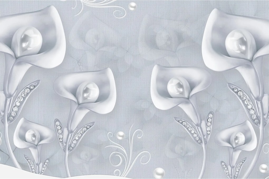 Tablou - Flori de perle (90x60 cm)