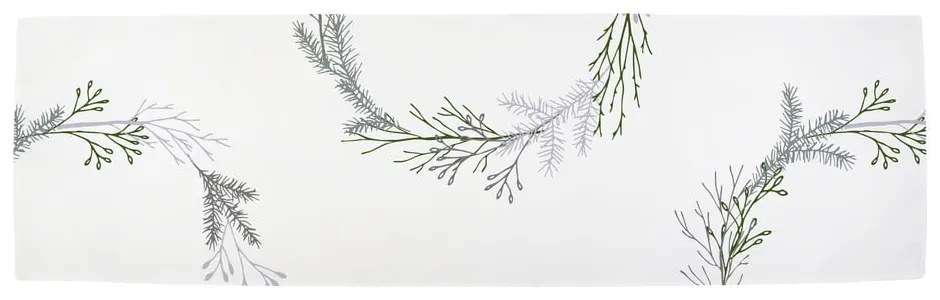 Napron de masă din bumbac 40x140 cm Christmas Twigs – Butter Kings