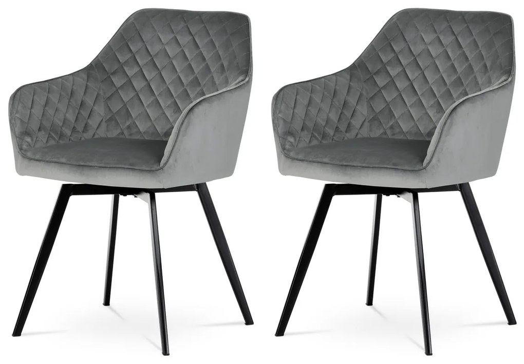Set de scaune de sufragerie DCH-425 GREY4, 2 buc.