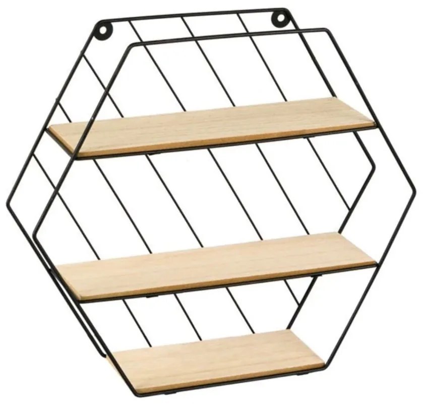 Raft decorativ pentru perete, 35x9x30,5 cm