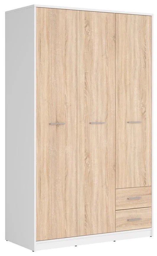 Dulap de haine Nepo Plus 36 (alb + stejar sonoma) . Promo -35%. 1098438