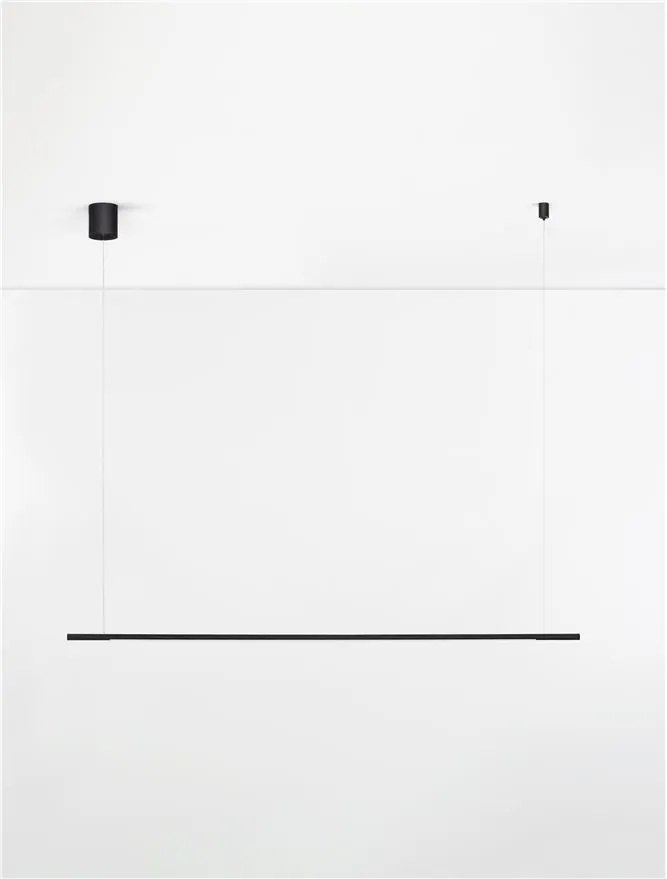 Lustra liniara LED CCT BRILLIA negru