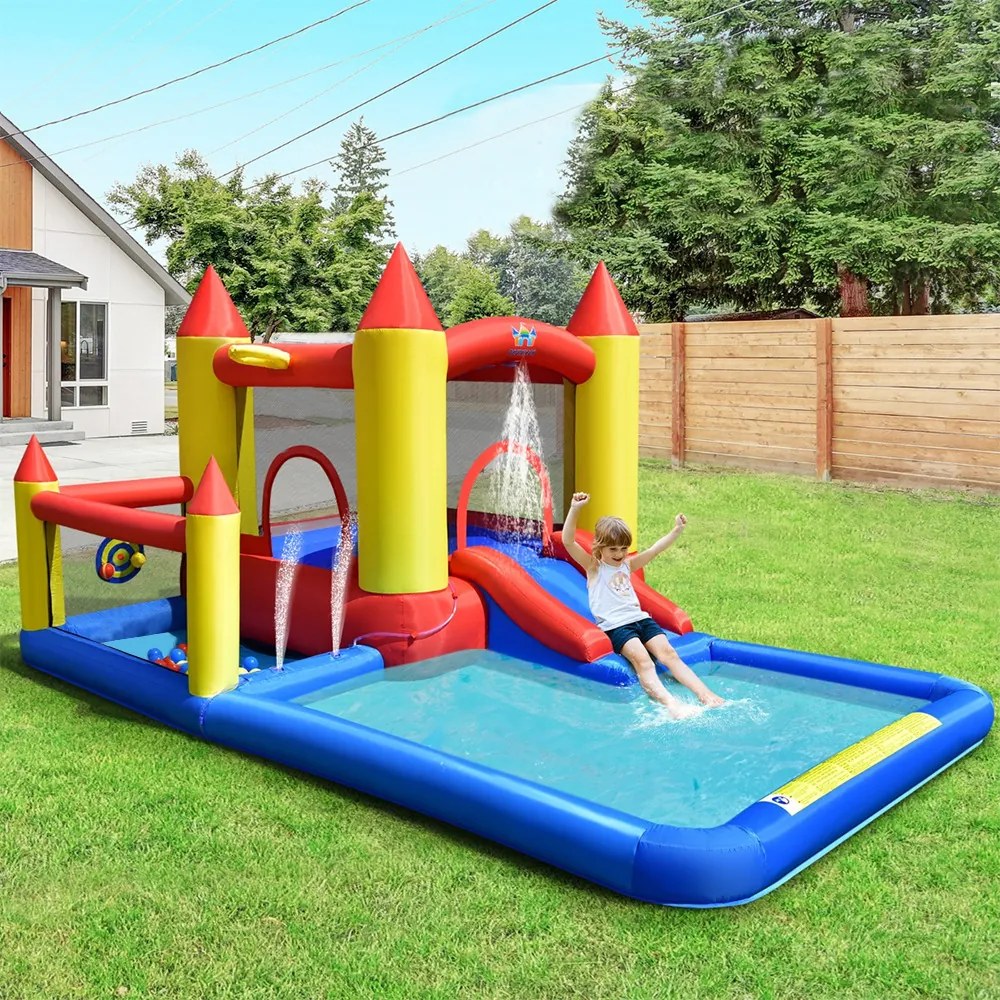 Parc Acvatic Inflabil în Formă de Castel