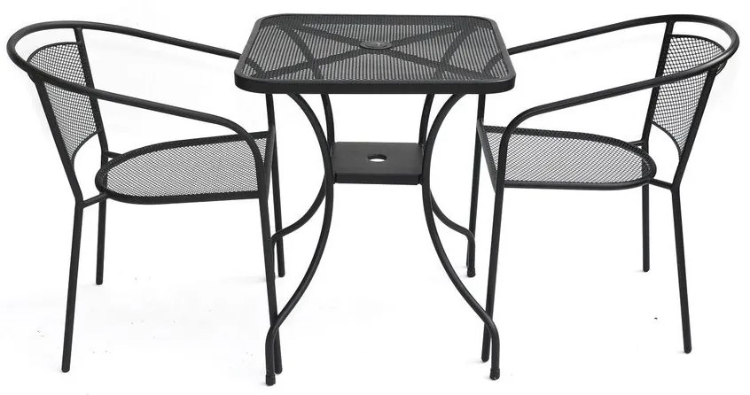 Masă de grădină metalică ZWMT-60 - pătrat 60 x 60 cm