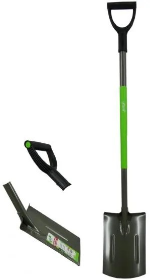 Lopată dreaptă cu mâner ergonomic